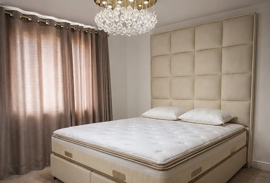 Bespoke panelled bed delivered to a home in Birmingham